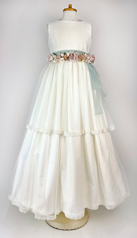Vestido Primera Comunión Modelo Celeste